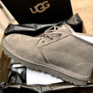 Ugg Neumel Chukka Boot- Gray Nubuck, 11